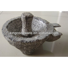 Cabeza de cerdo granito molcajete